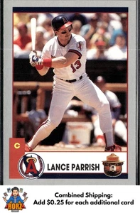 California Angels Smokey The Bear 1991 #5 Lance Parrish - Imagen 1 de 2