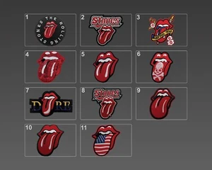 Rolling Stones Patches, Tongue Patches, Embroidery Patches, Iron On Patches, DIY - Picture 1 of 23
