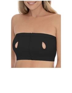 NEW Secret Treasures Women's Maternity XXL Pumping Bandeau Bra BLACK - Picture 1 of 2