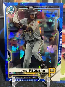 Bowman Draft 2021 sapphire Liover Peguero Pirates - Imagen 1 de 2