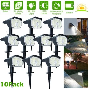 10PKS 28-LED Solar Spotlights Landscape Lights Outdoor Garden Pathway Lamps - Picture 1 of 12