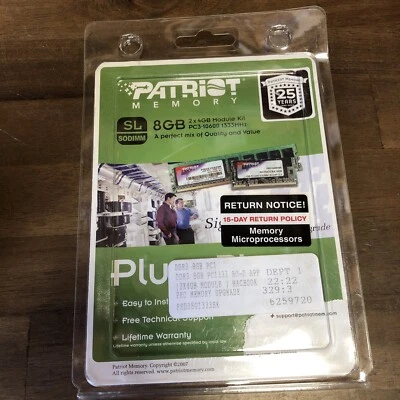 Patriot Memory PC3-10600  8 GB DDR3 133Hz - Image 1 of 4