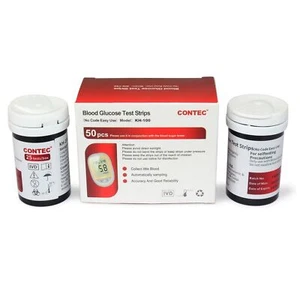 50 Stck. Teststreifen für Contec Blutzuckermessgerät KH-100 CE NEU - Bild 1 von 8