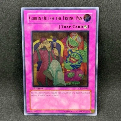 Yu-Gi-Oh! Goblin Out Frying Pan SOI-AE059 1st Edition Ultimate Asian English EX - Image 1 of 4