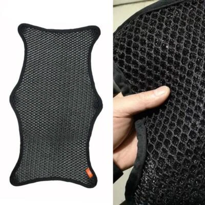 1x Funda de asiento de cojín de poliéster impermeable para motocicleta Foto 1 de 4