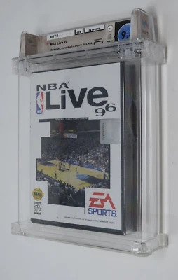 NBA Live '96 Basketball Sega Genesis Factory Sealed Video Game Wata Graded 9.4 - Image 1 of 4