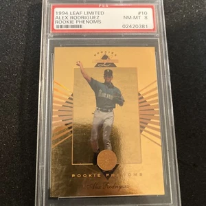Alex Rodriguez 1994 Leaf LImited Rookie Phenoms 0470/5000 PSA 8 NM-MT  02420381 - Picture 1 of 6