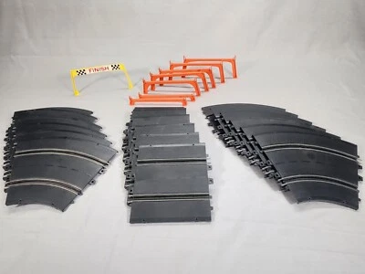 Vintage ELDON 1960s Slot Car Track Lot - 12 Curved, 6, Straight, 7 Risers - Image 1 of 4