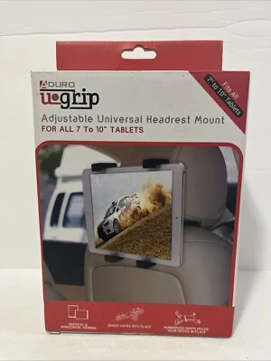 ADURO UoGRIP Adjustable Universal Headrest Mount For All to 7 to 10'' Tablet NEW - Image 1 of 4