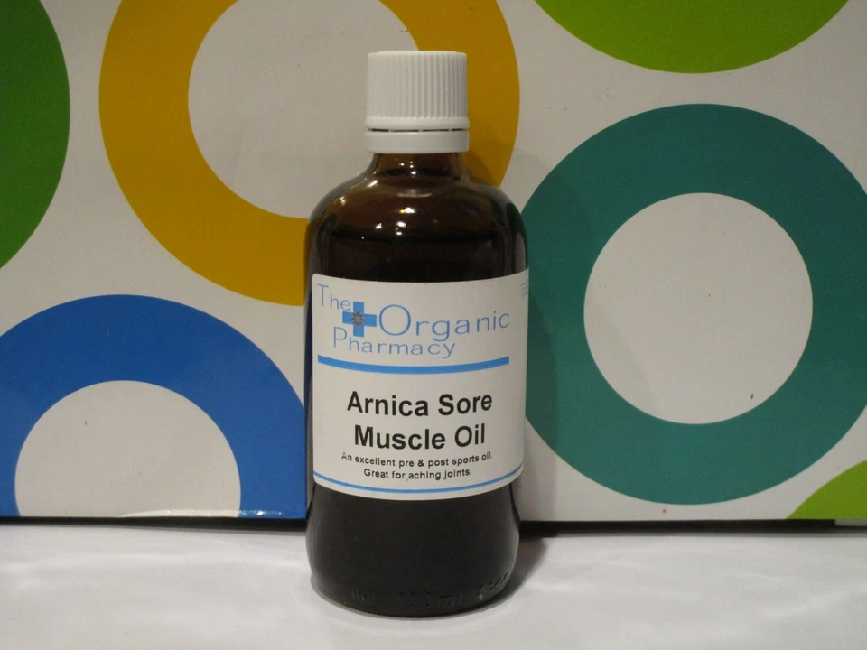 THE ORGANIC PHARMACY ~ ARNICA SORE MUSCLE OIL ~ 3.3 OZ - Image 1 of 1