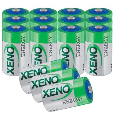 15pcs 1/2 AA 3.6v XLP-050F / XL-050F Battery 1200MAH ER14250 Li-ion Battery - Image 1 of 4