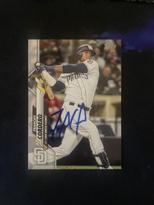 Franchy Cordero 2020 Topps Auto Signed IP GTP Yankees Padres