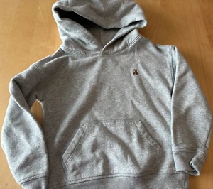 BABY GAP GREY BRANNAN BEAR GRAY HOODIE SWEATSHIRT BOYS SZ 5 - Picture 1 of 3