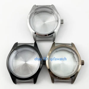 40mm Cristal Zafiro Estuche Reloj Cepirado Ajuste ETA 2824 PT5000 NH35 NH36 Movimiento - Imagen 1 de 11