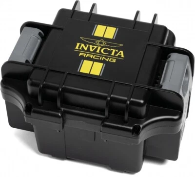 Invicta 1 Slot Impact DC1-RAC "Invicta Racing" Black Collectors Box Dive Case - Image 1 of 3