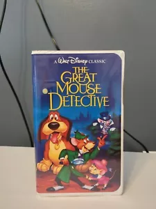 RARE π Black Diamond Walt Disney Classic " The Great Mouse Detective " VHS Tape - Picture 1 of 5