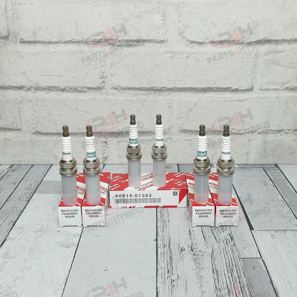 GENUINE LEXUS RX450H SPARK PLUGS GYL25 DENSO IRIDIUM OEM 90919-01263 SPARK PLUGS - Image 1 of 1