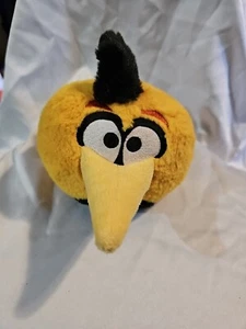 Angry Birds WITH SOUND 5" Plush Yellow Orange Bubbles Bird Rovio 2012 FAST SHIP - Picture 1 of 9