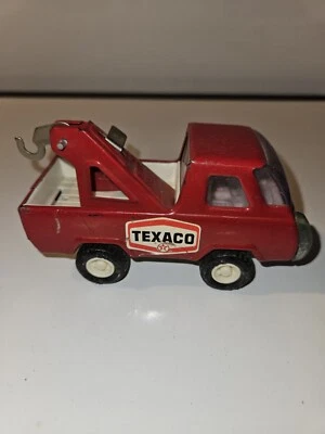 Vintage Buddy L Pressed Steel TEXACO RED Tow Truck - Image 1 of 4