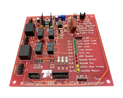 Tablero de control de relé T-Star 010037B Charmilles corte rápido Foto 1 de 3