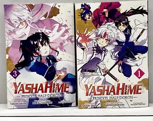 Takashi Shiina YashaHime-Princess Half-Demon Manga Vols. 1 & 3 - Picture 1 of 3