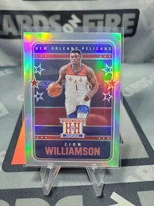 2020-21 Chronicles Hometown Heroes Optic Zion Williamson Prizm argento - Foto 1 di 2