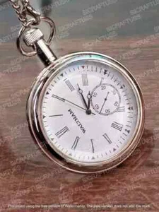 Waltham Look Antique Brass watch Collectible Brass Pocket Watch Occasion GIFT - Picture 1 of 6