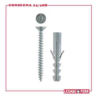 Fischer Tassello in Nylon Plastica di Fissaggio Con Vite Stop SV - Immagine 1 di 4