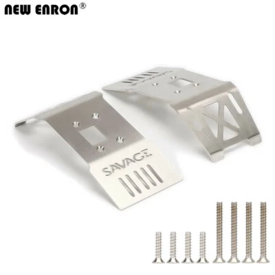 Stainless Steel FR Skid plate Chassis Armor 85234 For HPI Savage Flux 4.6 XL 5.9 - Image 1 of 4