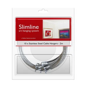Stainless Steel Dropper Kit (2m) - Slimline Art Hanging System - GSL.HANSSC - Picture 1 of 2