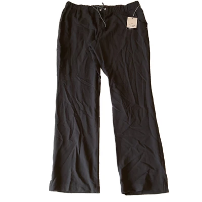 Beyond Scrubs Rosie Drawstring Pant Womens Size L Tall Gray Stretch - Image 1 of 4