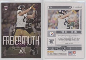 2021 Panini Chronicles Luminance Update Rookies Pink Pat Freiermuth Rookie RC