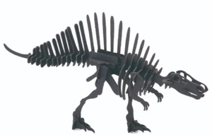 3D paper puzzle Craft Kit  Spinosaurus  skeleton - Picture 1 of 3