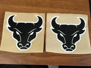 Buffalo Bulls Football Helmet Decals - Black with White - Picture 1 of 2