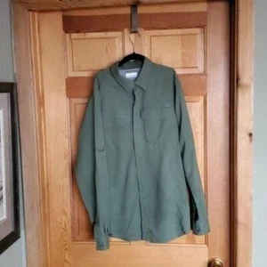 Columbia Omnishade Tascabile Ventilato Manica Lunga Verde Esercito Tg S (L?) Blusa tunica - Foto 1 di 11