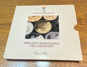 1989 UK Royal Mint Brilliant Uncirculated Set Best Price Ebay* CHRC - Picture 1 of 4