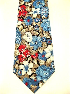 Corbata floral de algodón Elements para hombre Foto 1 de 3