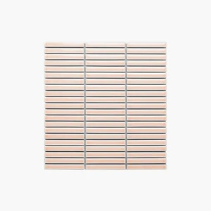 Antique Porcelain Mosaic Kit Kat 12×92 Pink Gloss - Picture 1 of 3