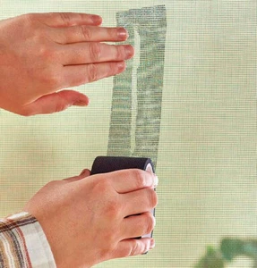 Fiberglass Screen Repair Tape 30 ft x 2" Adhesive Sticker Mesh Roll Window Door - Picture 1 of 3