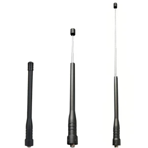 Universal Walkie Talkie Telescopic Rod High Gain Antenna For Baofeng 888s Z0 - Zdjęcie 1 z 9