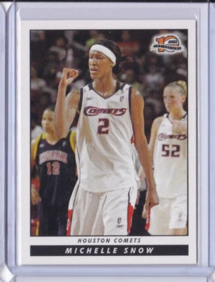 2006 WNBA RITTENHOUSE #105 MICHELLE SNOW HOUSTON COMETS IDWN - Image 1 of 2