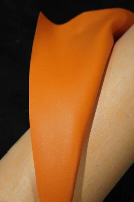 10 Yds Roll Orange Marine Vinyl Fabric Outdoor Boat Automotive Upholstery 54"W - Image 1 of 2