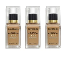 3er-Pack Covergirl Vitalist gesunde Elixier-Foundation, klassische Bräune 760 Ablaufdatum 3/19 - Bild 1 von 1