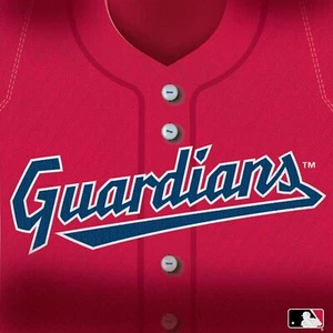 Cleveland Guardians MLB Baseball Sports Birthday Party Paper Luncheon Napkins - Picture 1 of 1
