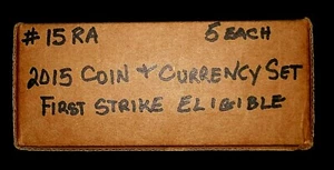 2015-W MOHAWK IRON WORKERS ENHANCED COIN & CURRENCY SET (UNOPENED BOX OF FIVE) - Picture 1 of 4