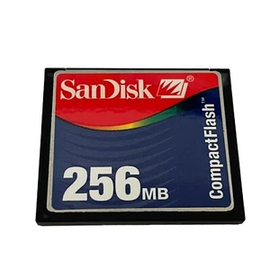 SanDisk 256MB CompactFlash CF Memory Card SDCFB-256 SDCFJ-256 for dslr camera - Picture 1 of 4