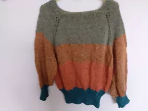 Pullover Alpaka, Viscose, Schurwolle, handgestrickt, Unt.Achselbreite 60cm,ROWAN - Bild 1 von 5