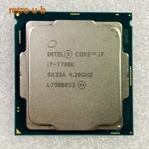 Intel Core i7-7700K LGA 1151 CPU 4.5 GHz Quad Cores Processor 91W - Picture 1 of 1