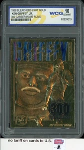 1998 Bleachers 23 KT Gold Ken Griffey Jr. 1026/1998 WCG 10 - Bild 1 von 2