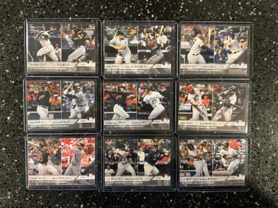 2018 Topps Now Silver Slugger Award Winners - Juego de 9 cartas Trout Betts + Más Foto 1 de 2